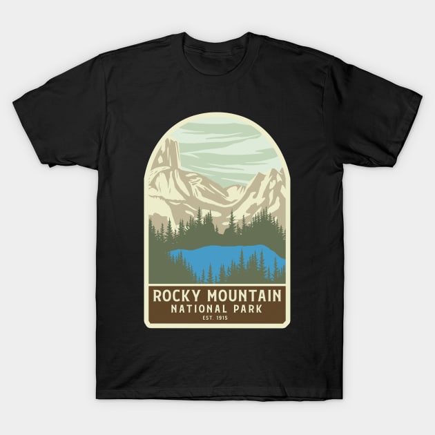 Rocky mountain national park T-Shirt by Tonibhardwaj